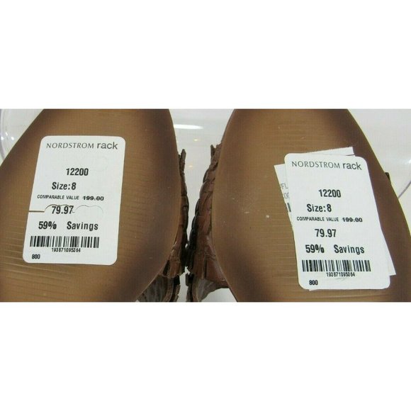 Vintage Foundry Co Louisa Woven Leather Sandal Women's Shoes size 8 - Picture 6 of 8